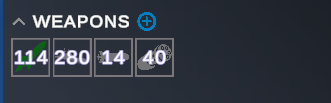 The launcher buttons in category mode
