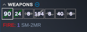 The launcher panel in detail mode